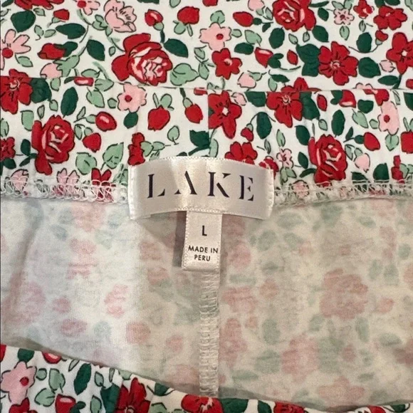 LAKE Floral Print Women's Pajama Set - Picture 9 of 9